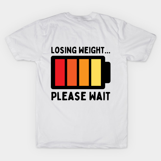 Losing Weight Please Wait, Funny Weight Loss vintage design by Mohammed ALRawi